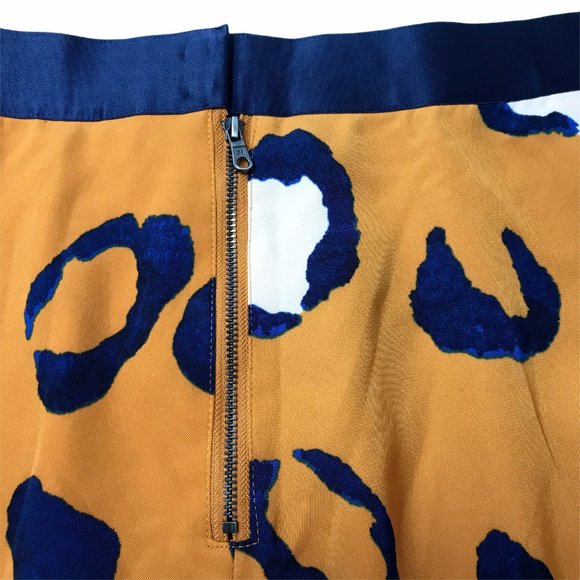 Women's Skirt Philip Lim Target Orange Blue 6 - Picture 3 of 12
